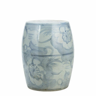 Blue and White Porcelain Garden Stool